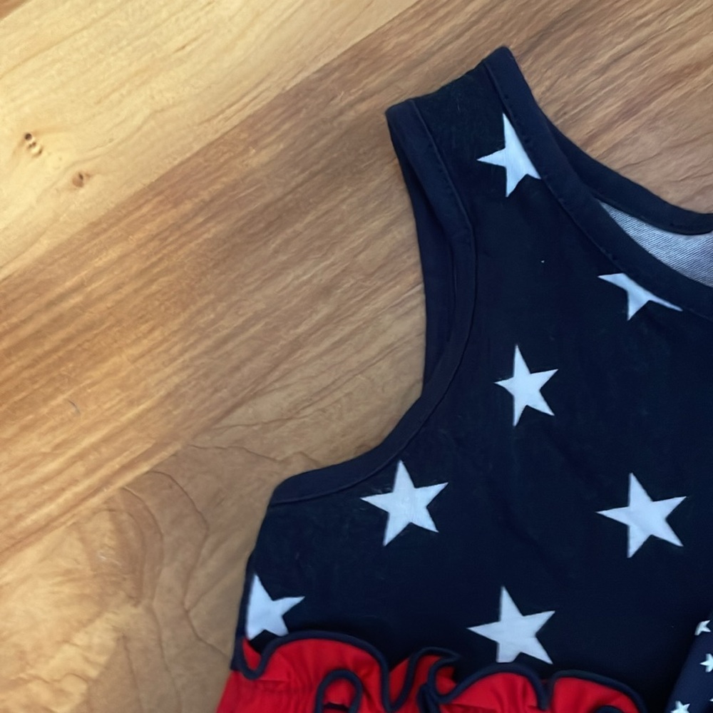 Sophie Rose Patriotic Sundress - Size 3T - Picture 3 of 7